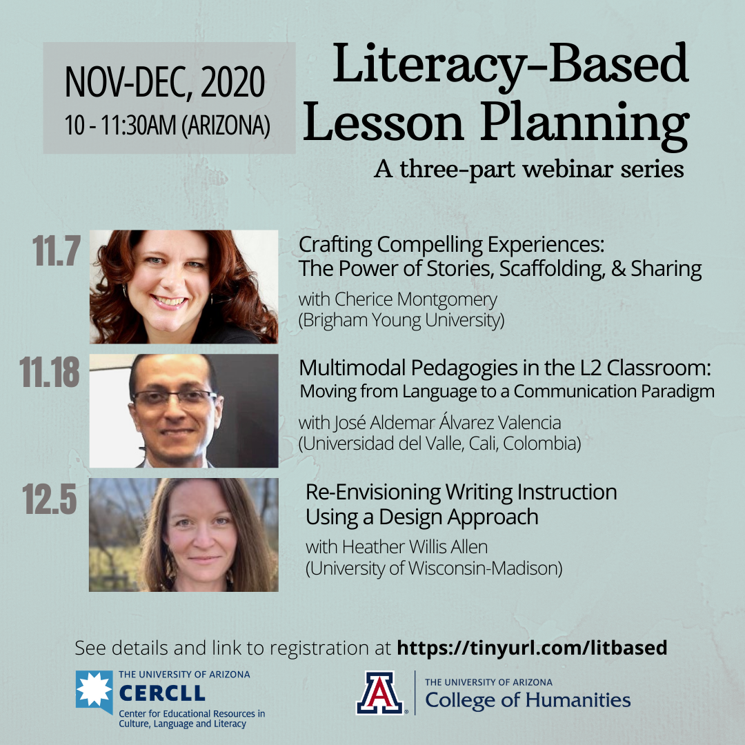Three-Part Webinar Series on Literacy-Based Lesson Planning