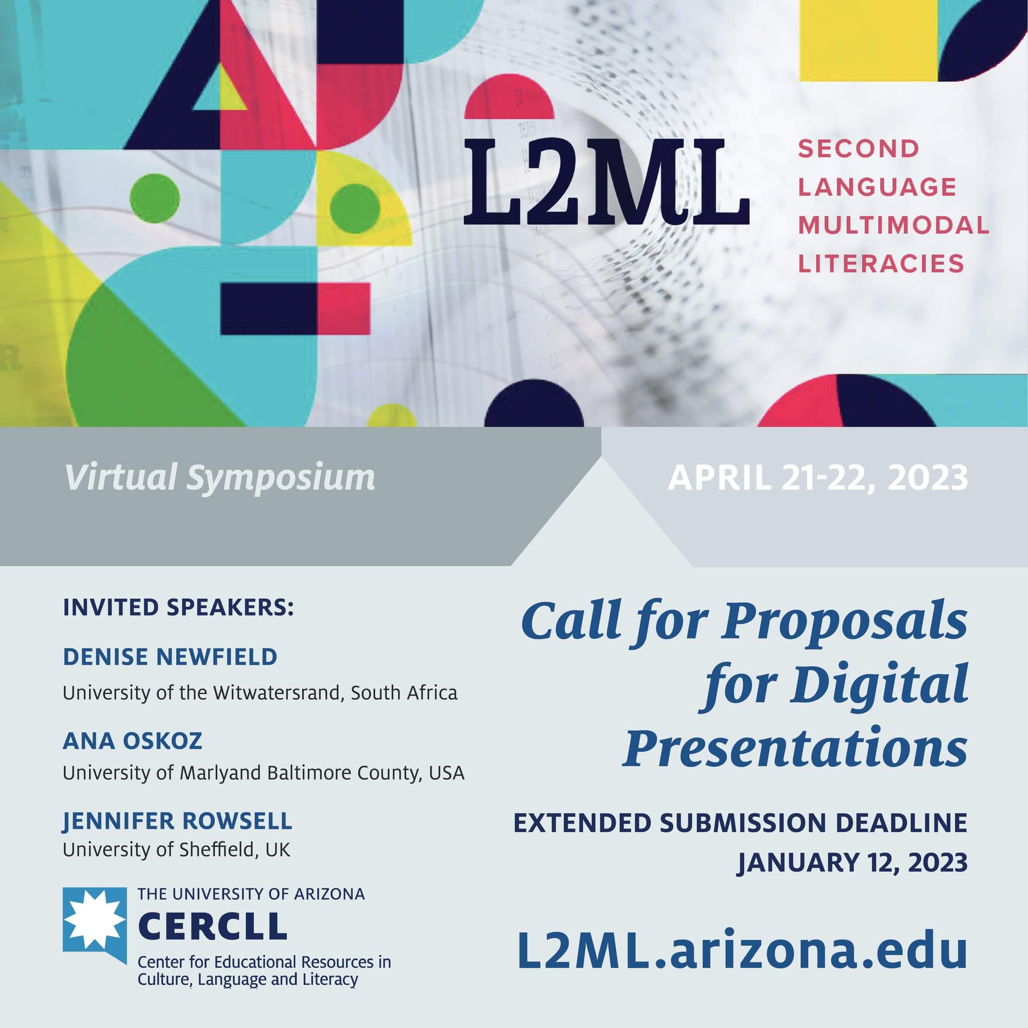 Extended Deadline: L2ML Call for Proposals