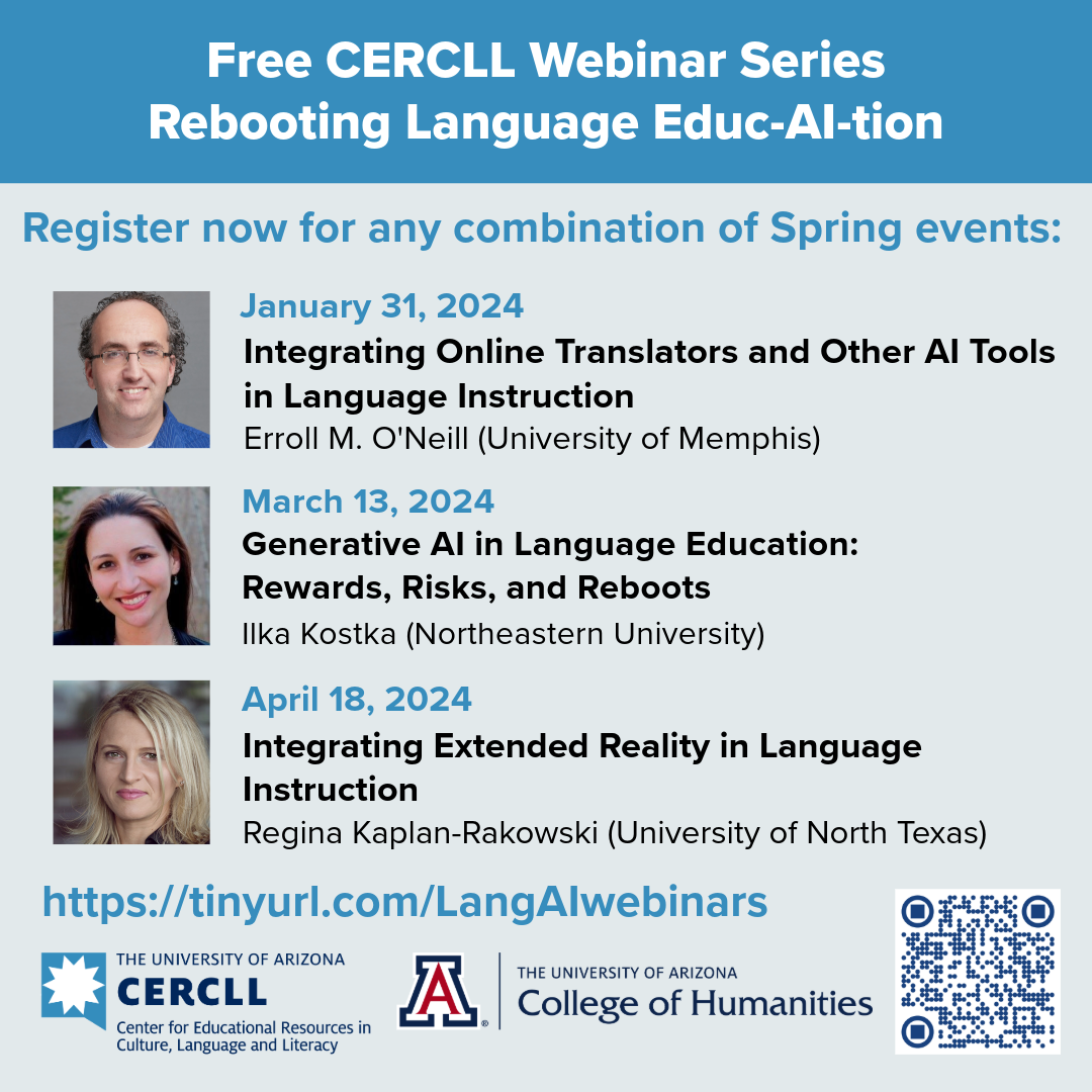 Spring Webinar Series: Rebooting Language Educ-AI-tion